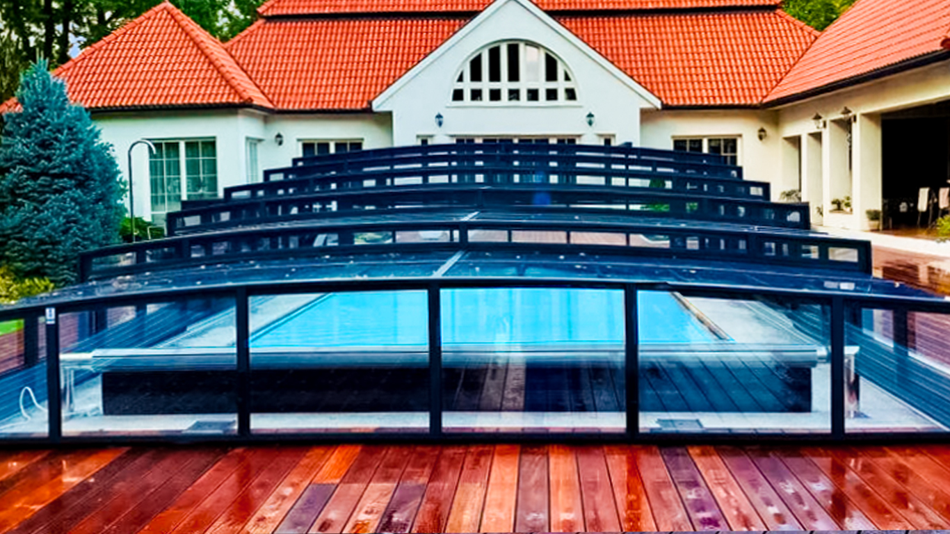 Schwimmbadüberdachung Aluna® H2O XXL Schwimmbadüberdachung Aluna® H2O XXL