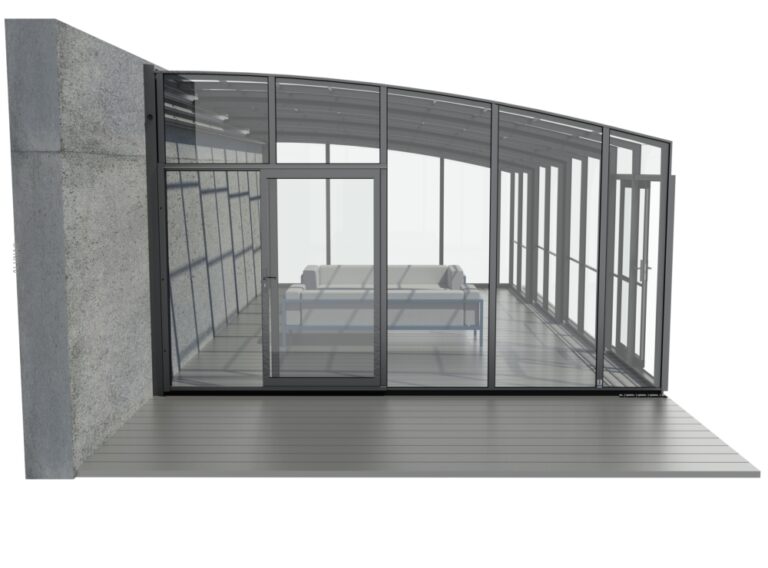 Terrassenüberdachung Aluna® Aluwall III Terrassenüberdachung Aluna® Aluwall III
