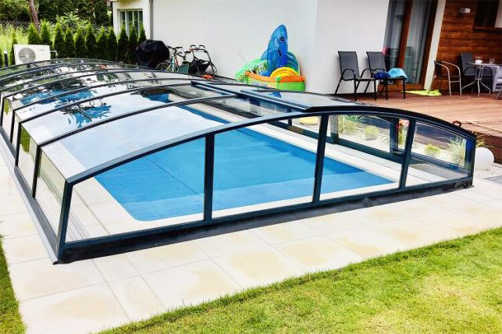 Schwimmbadüberdachung Aluna® Variant Light Schwimmbadüberdachung Aluna® Variant Light