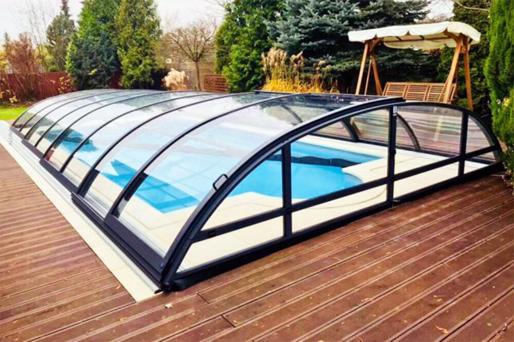 Poolüberdachung Aluna® Atlanta Poolüberdachung Aluna® Atlanta