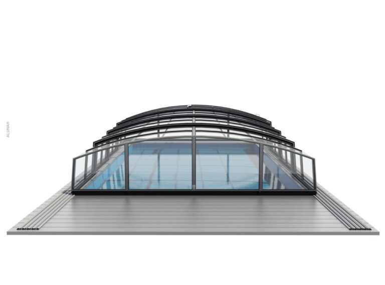 Schwimmbadüberdachung Aluna® Admiral II Schwimmbadüberdachung Aluna® Admiral II
