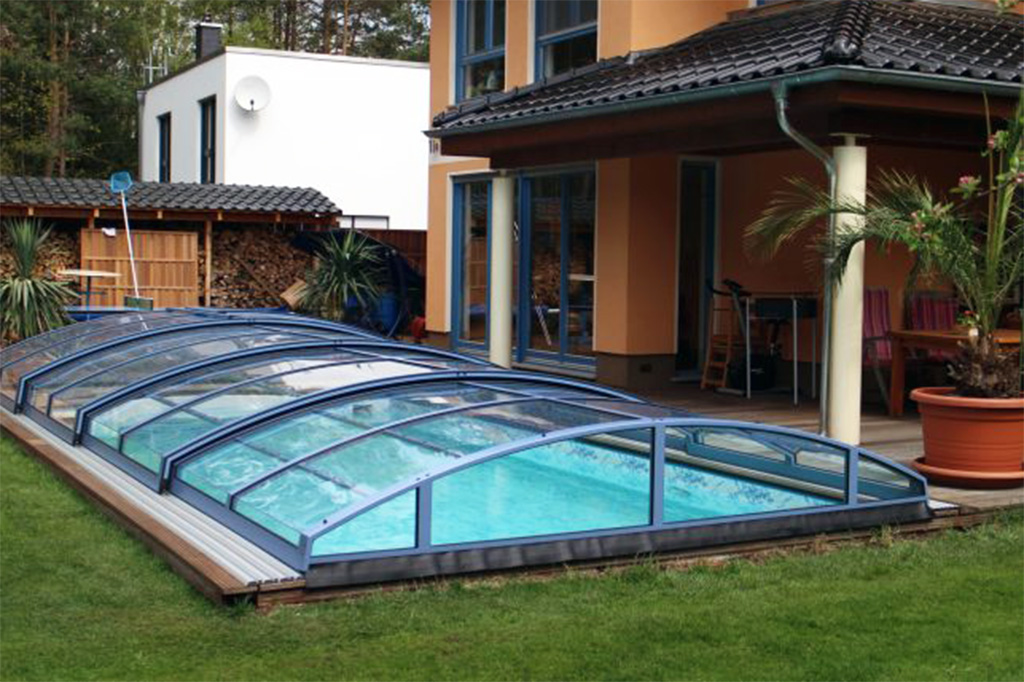 Schwimmbadüberdachung Aluna® Variant Light Schwimmbadüberdachung Aluna® Variant Light