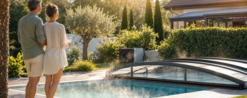 Wie verhindere ich Wärmeverluste beim Pool? Wie verhindere ich Wärmeverluste beim Pool?
