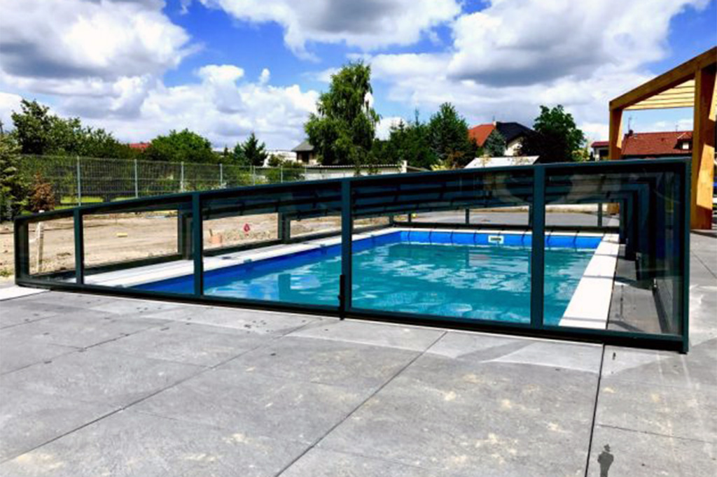 Schwimmbadüberdachung Aluna® Neo Light R1 Schwimmbadüberdachung Aluna® Neo Light R1