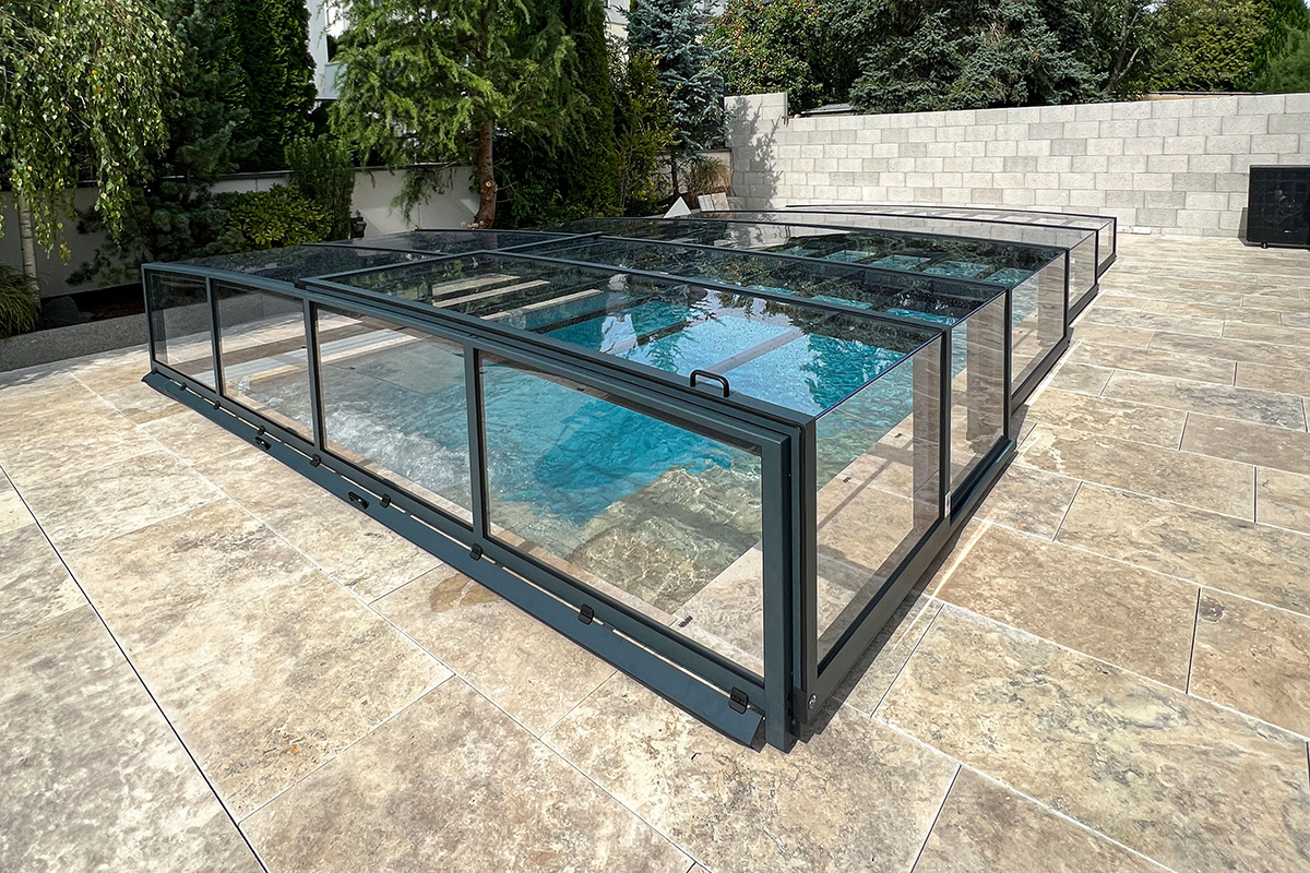 012 ALUNA® EXCLUSIVE LINE R1 Poolüberdachung