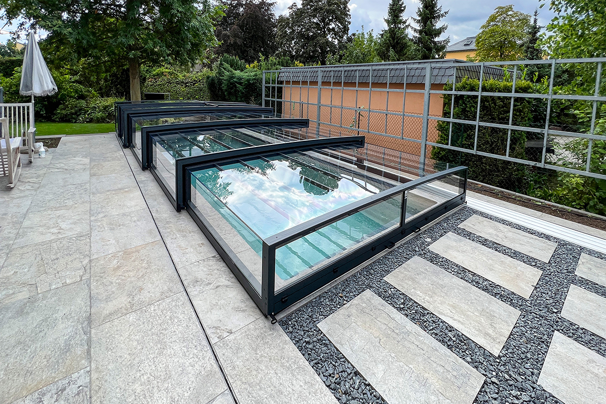 Poolüberdachung Aluna® Exclusive Line R1