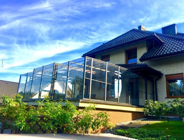 Poolüberdachung Aluna® Aluwall III Poolüberdachung Aluna® Aluwall III