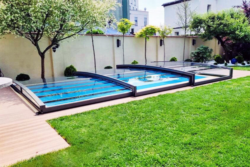 Flache Poolhalle Aluna® Exclusive Line R1 Flache Poolhalle Aluna® Exclusive Line R1