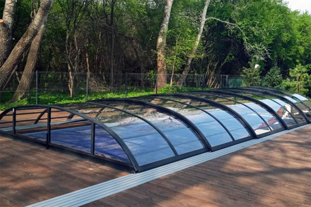 Poolüberdachung Aluna® Atlanta Poolüberdachung Aluna® Atlanta
