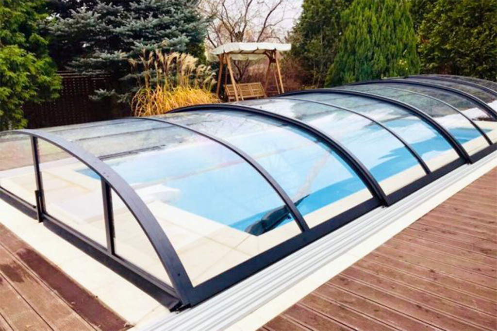 Poolüberdachung Aluna® Atlanta Poolüberdachung Aluna® Atlanta