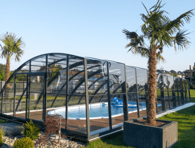 Poolüberdachung Aluna® Delta II Poolüberdachung Aluna® Delta II
