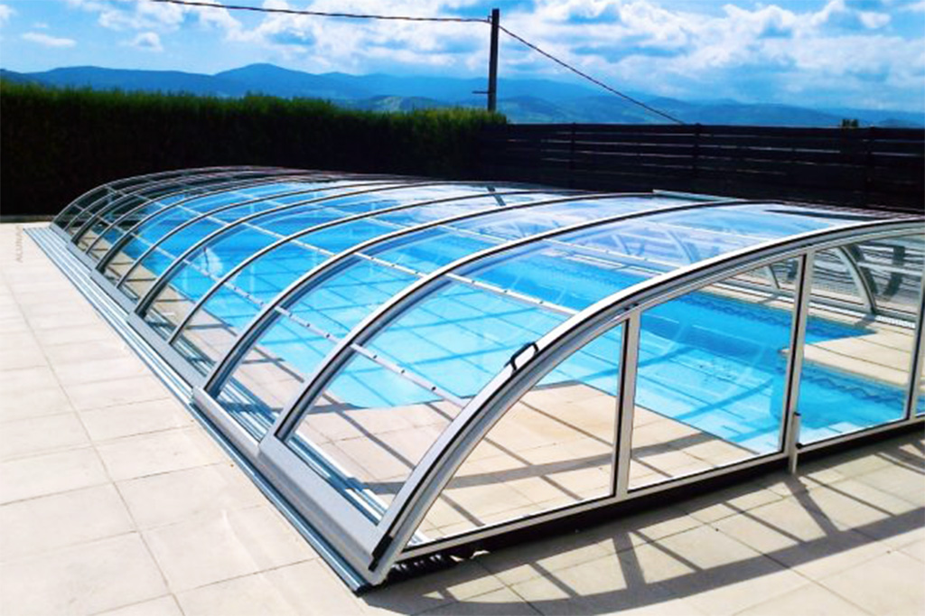 Schwimmbadüberdachung Aluna® Atlanta Schwimmbadüberdachung Aluna® Atlanta