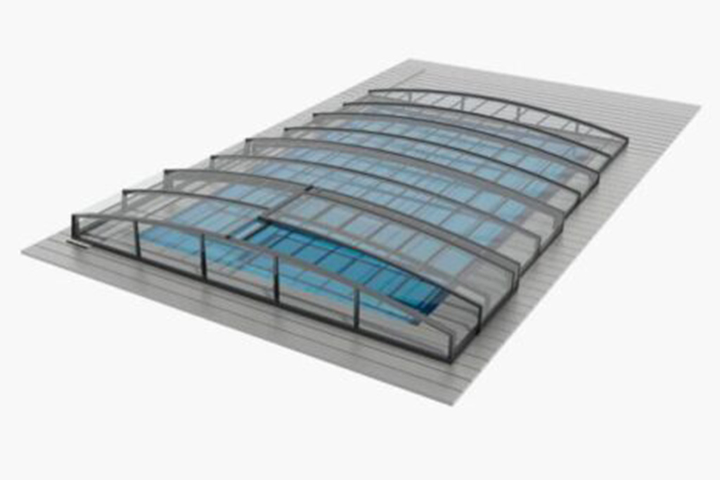 Poolüberdachung Aluna® Comfort R1 Poolüberdachung Aluna® Comfort R1