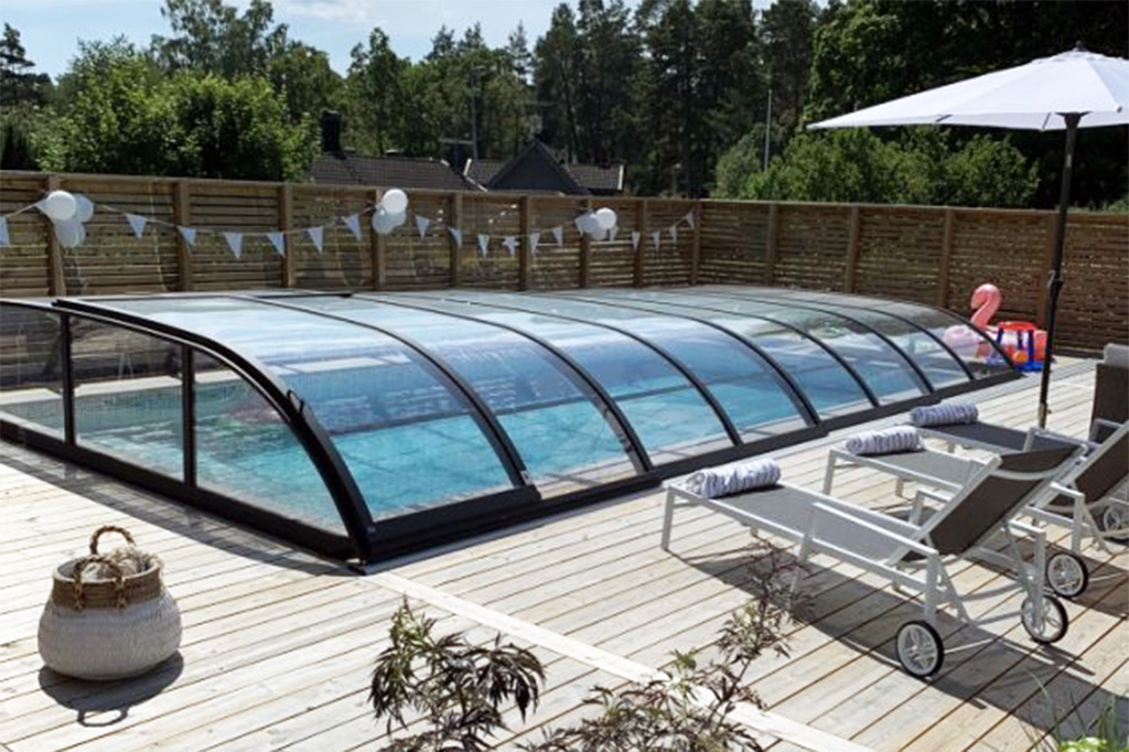 Poolüberdachung Aluna® Wave Pro Poolüberdachung Aluna® Wave Pro