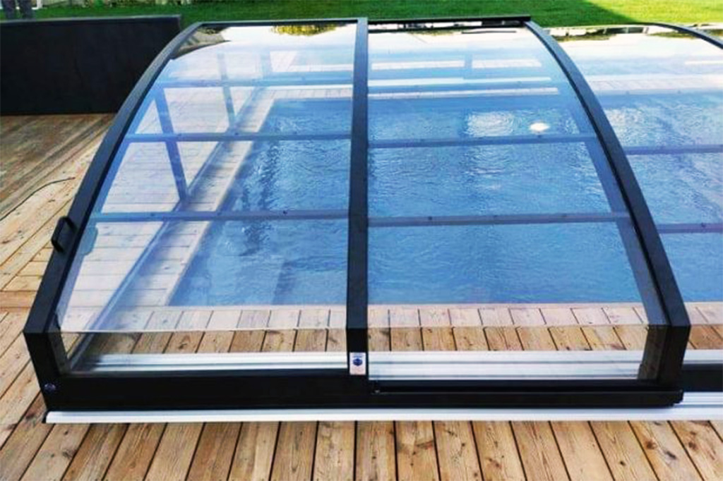 Schwimmbadüberdachung Aluna® Variant Light Schwimmbadüberdachung Aluna® Variant Light